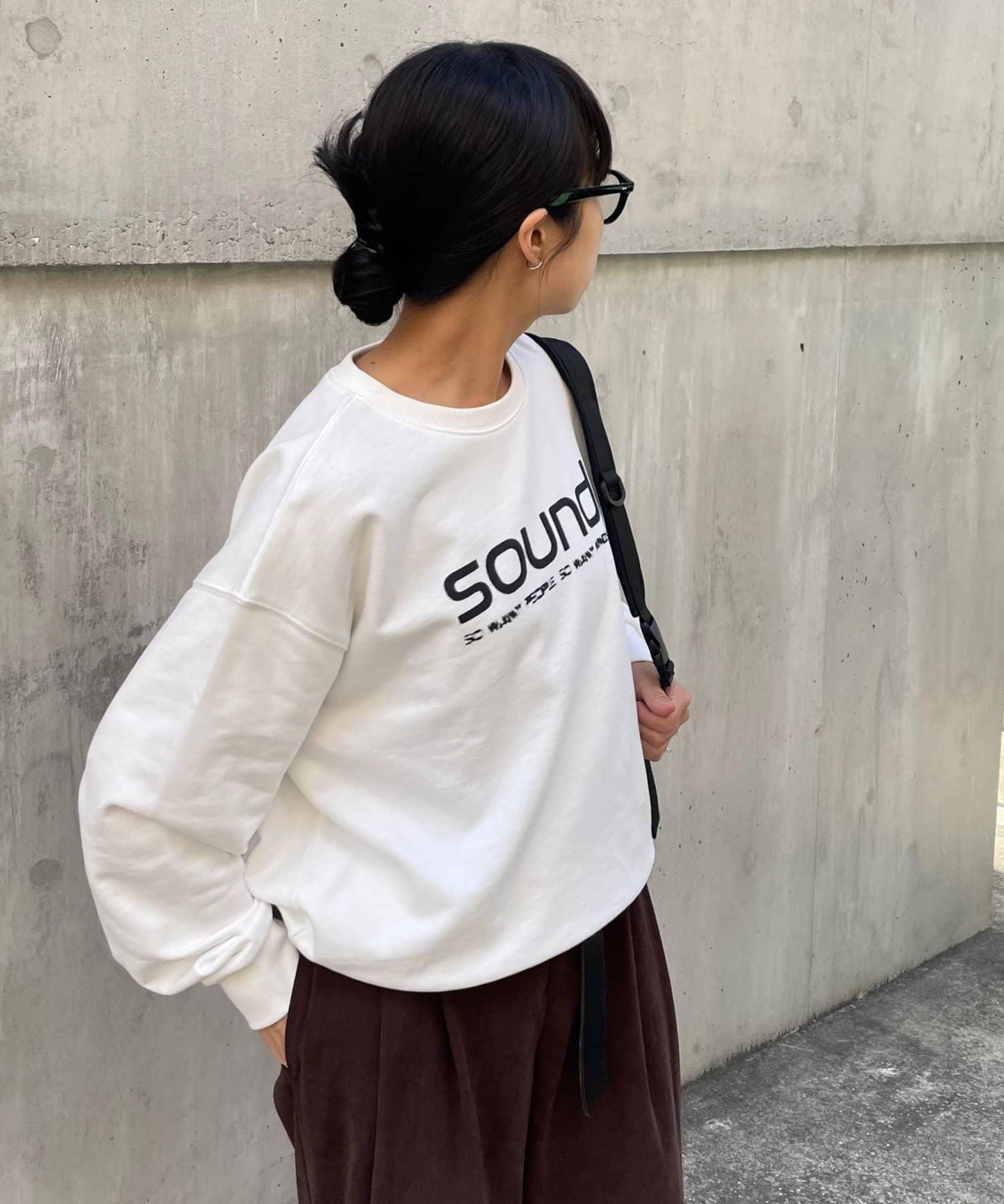 【LEI企畫 / 】加絨SOUND標誌套頭衫