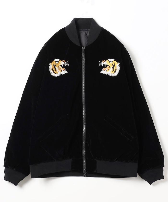 日本特別款可雙面穿刺繡夾克羽絨服 / TAION-JK04JS