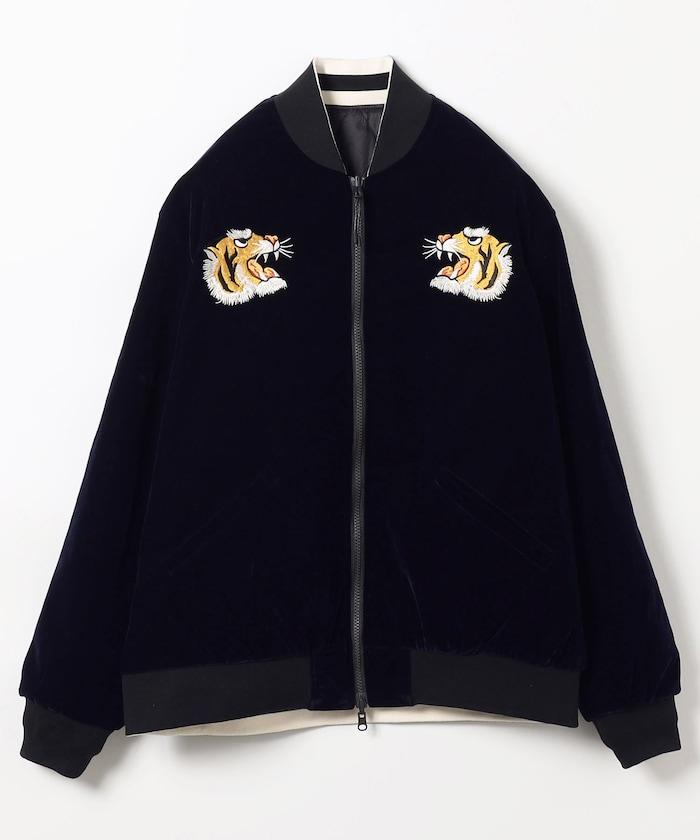 日本特別款可雙面穿刺繡夾克羽絨服 / TAION-JK04JS