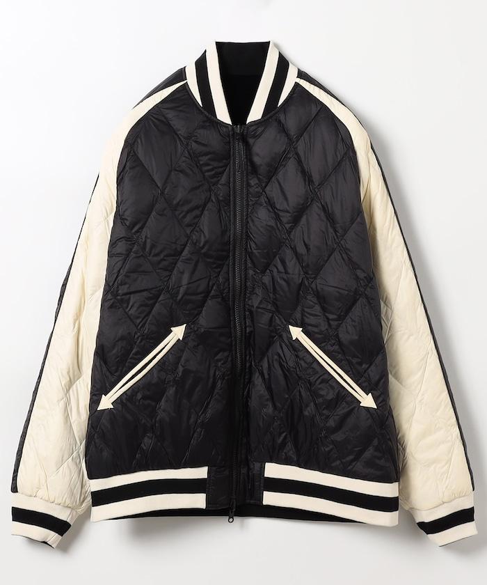 日本特別款可雙面穿刺繡夾克羽絨服 / TAION-JK04JS