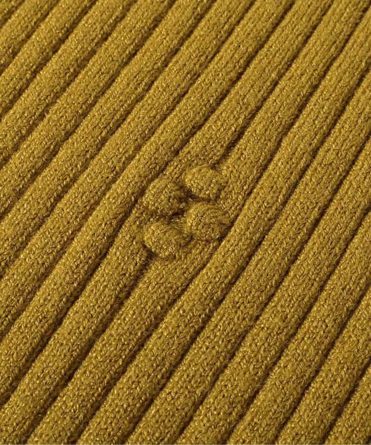 荷葉邊羅紋針織衫_可機洗