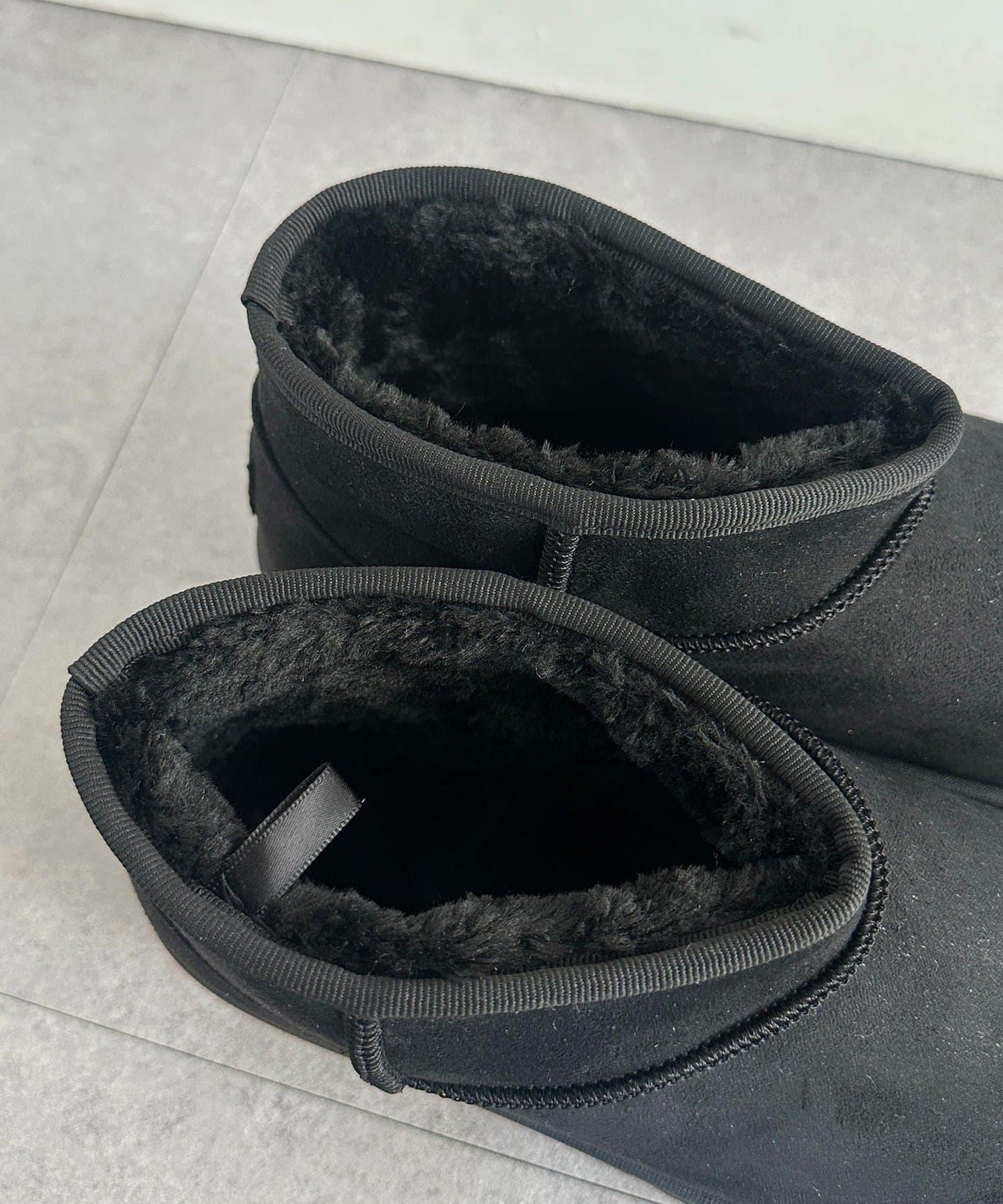 厚底短款羊羔絨靴