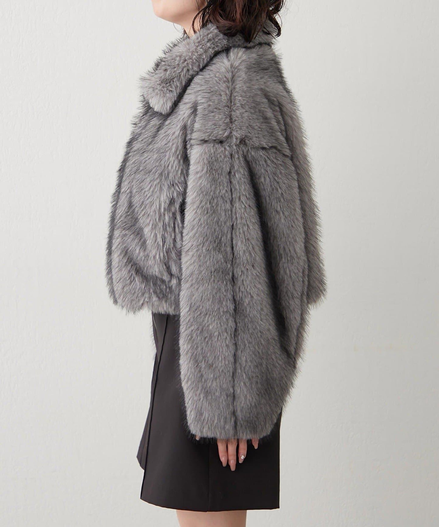 拼接毛皮兩用夾克