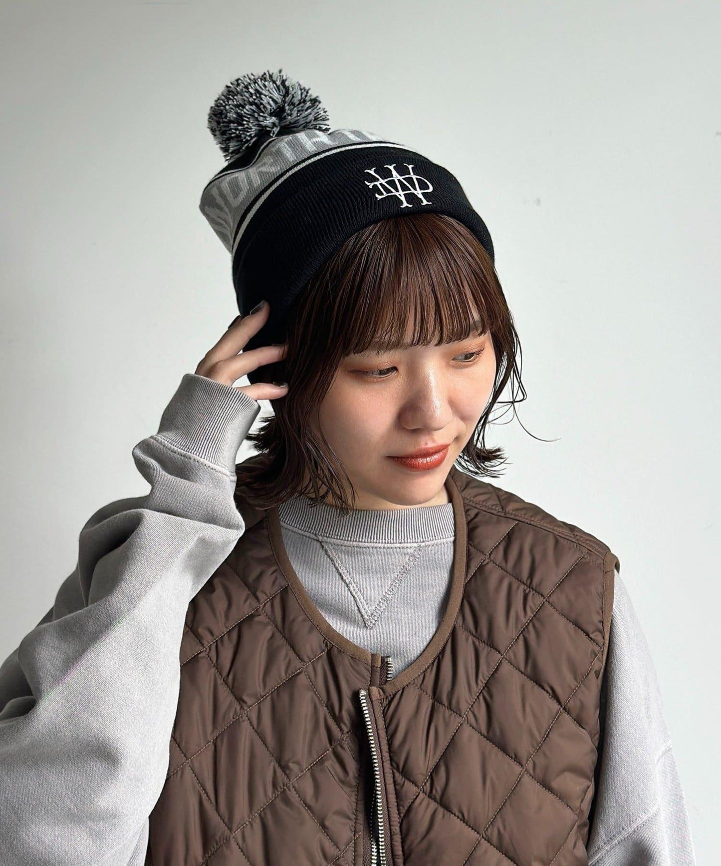 【Dickies】毛球針織帽