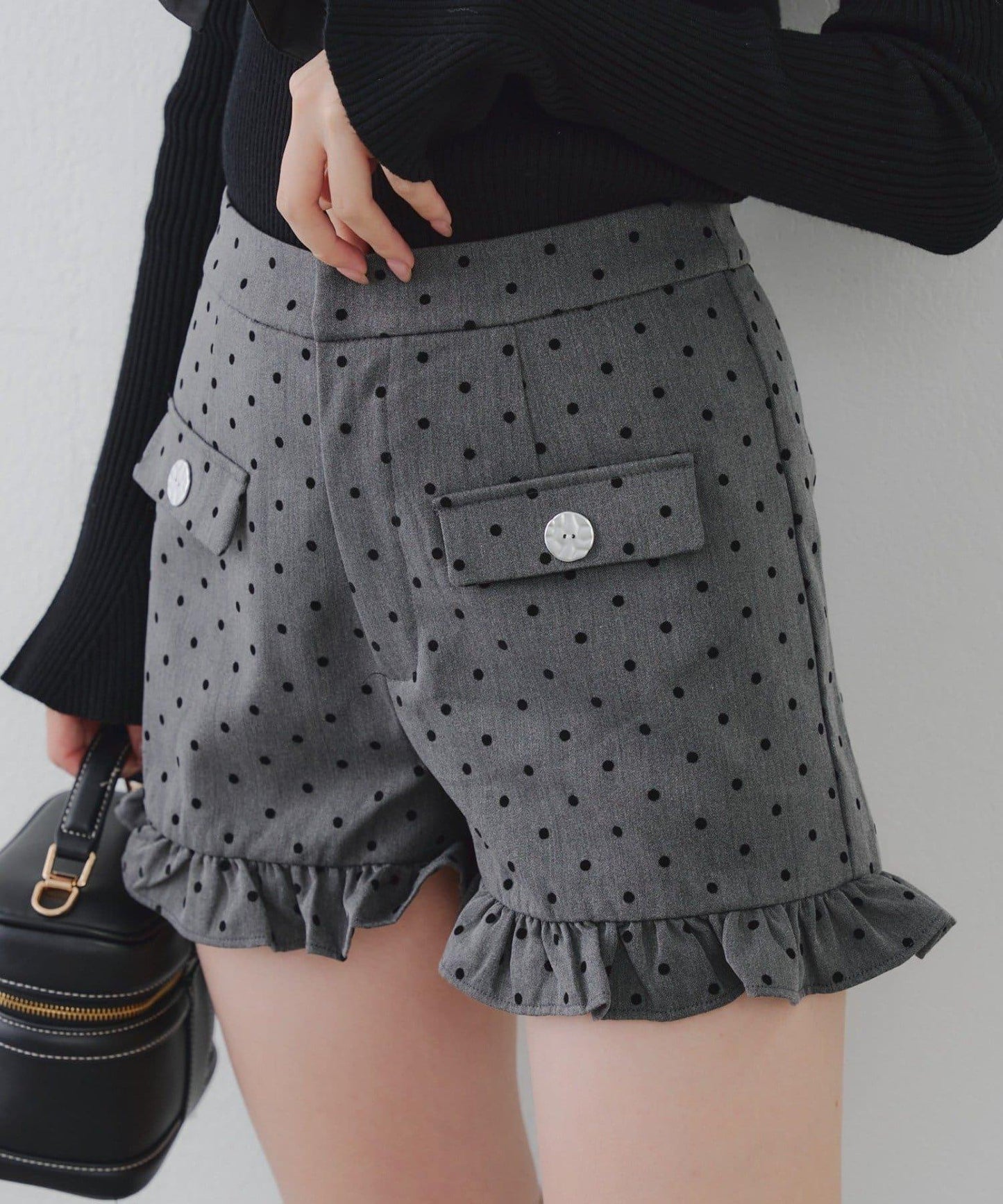 顯瘦無誤!荷葉邊短褲