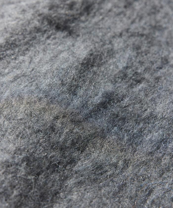 長毛針織圓領套頭衫