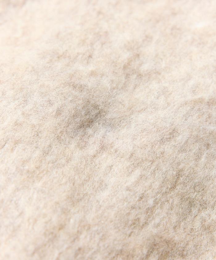 長毛針織圓領套頭衫