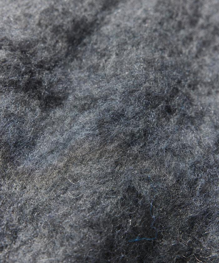 長絨毛針織POLO領毛衣