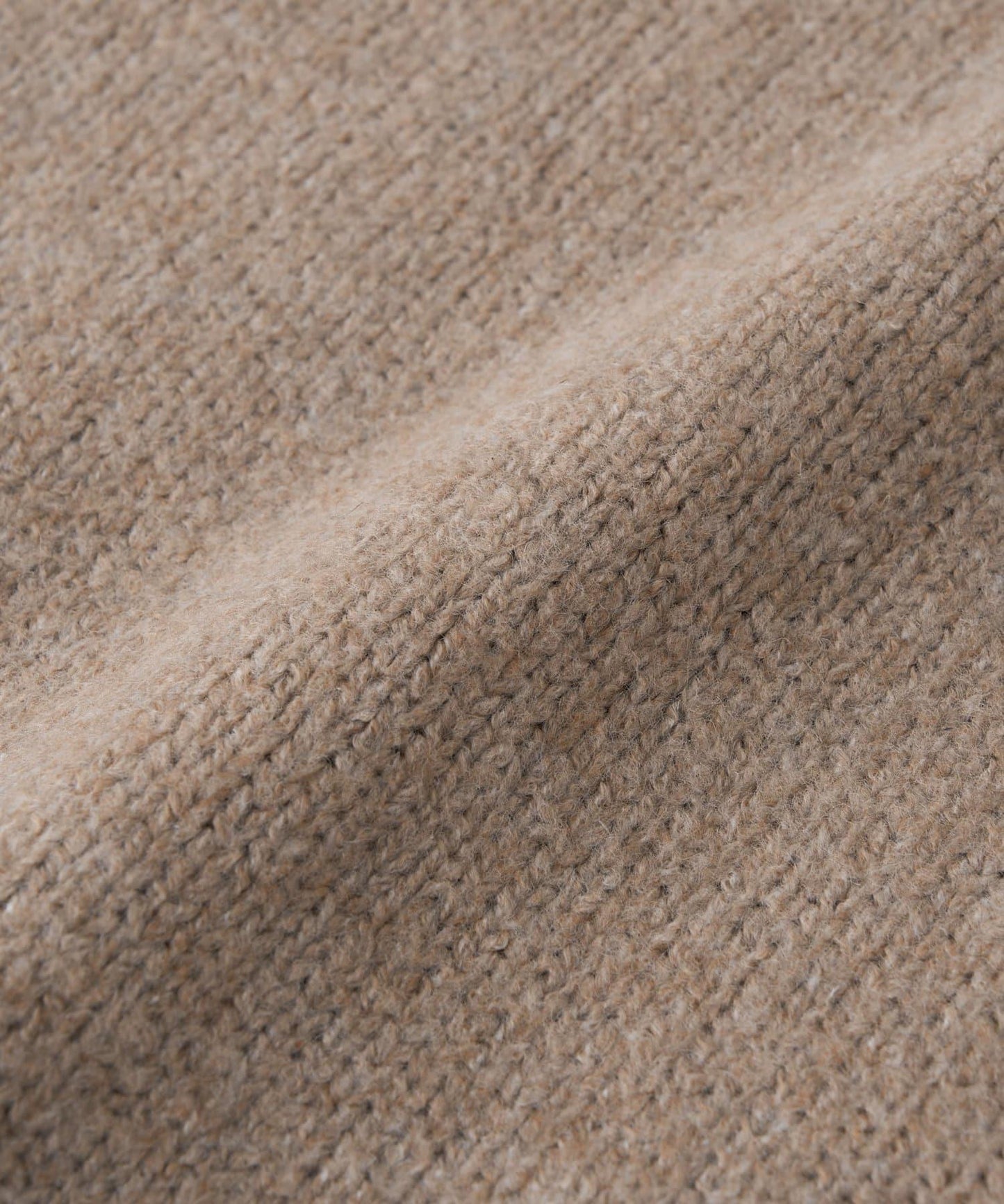 高搭配性羊毛風高領針織長款上衣