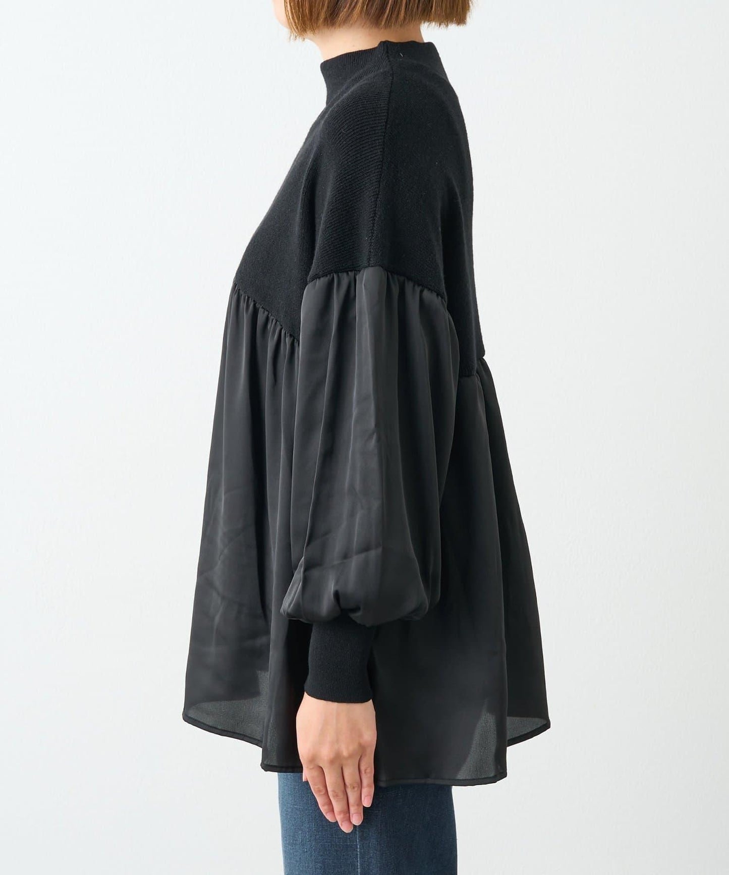 日常百搭中高領針織套頭衫