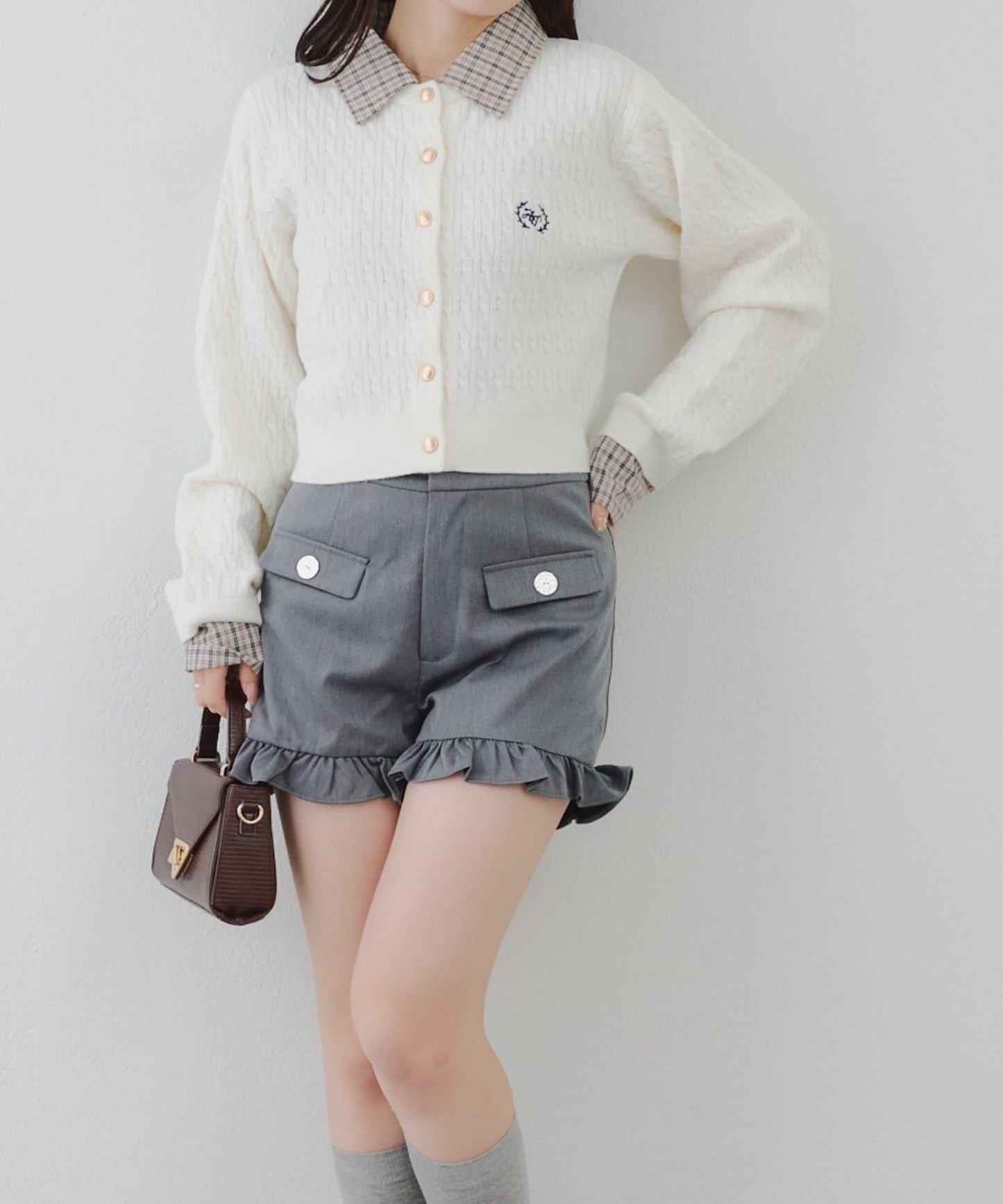 顯瘦無誤!荷葉邊短褲