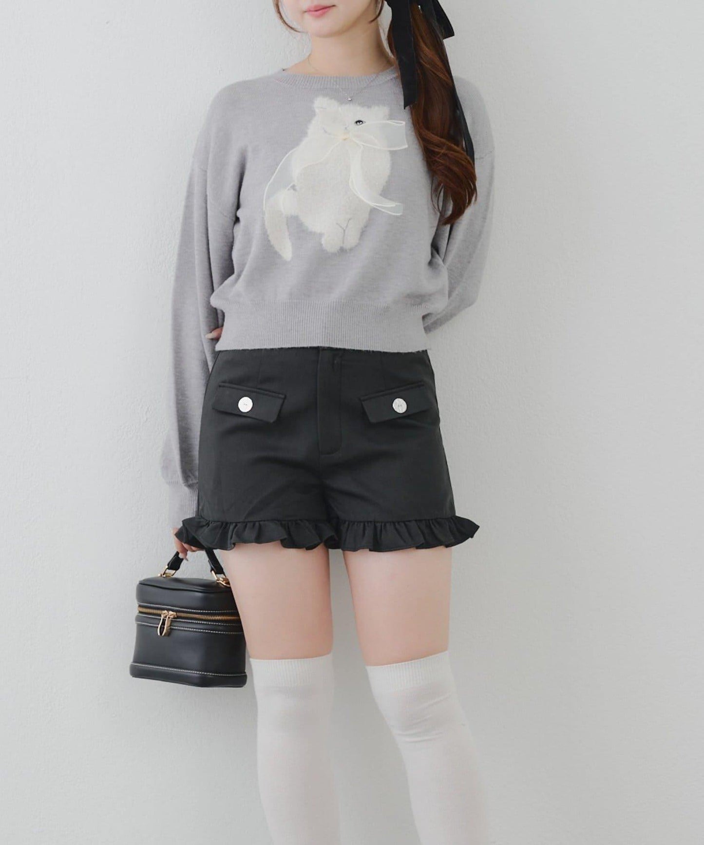 顯瘦無誤!荷葉邊短褲