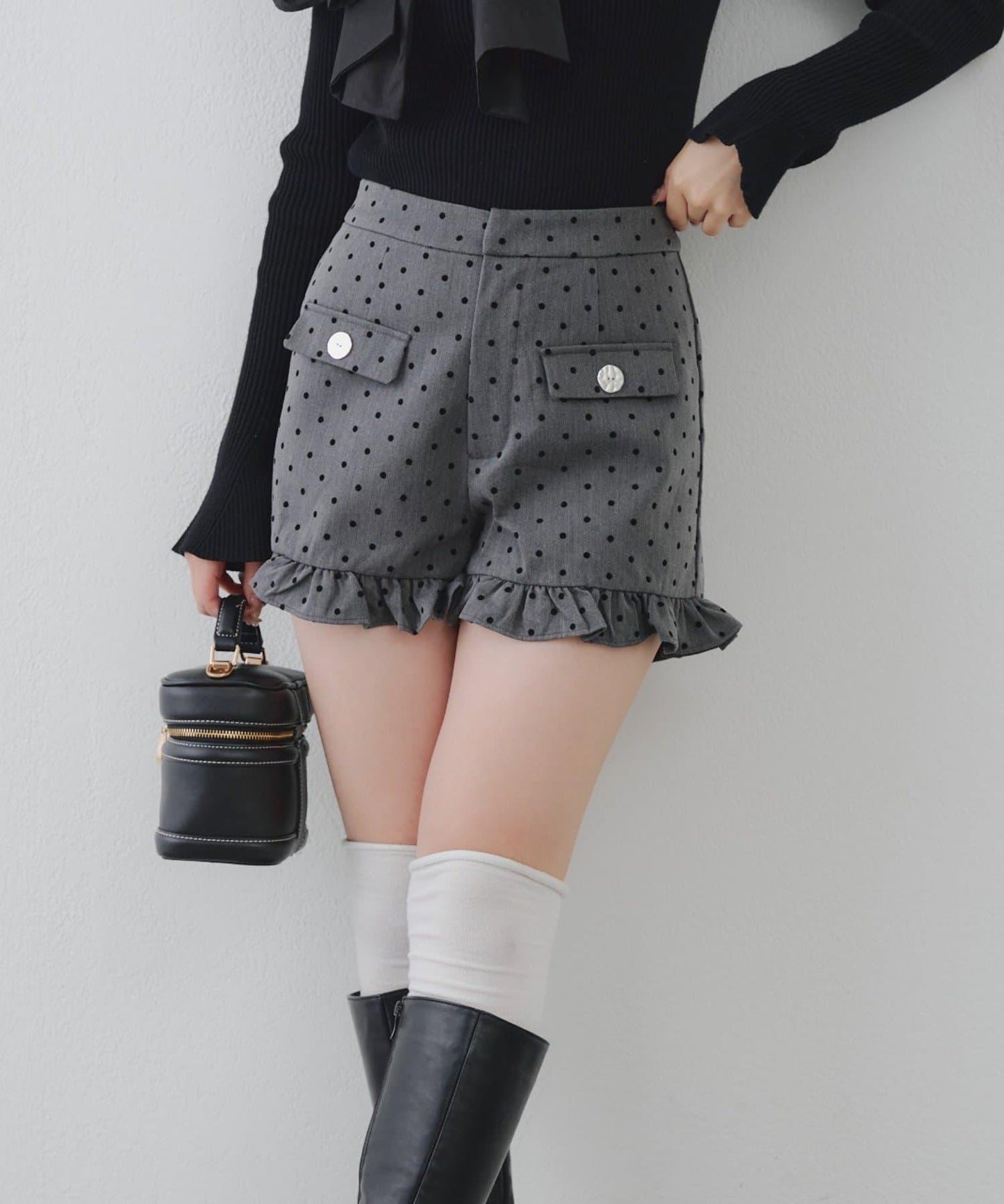 顯瘦無誤!荷葉邊短褲