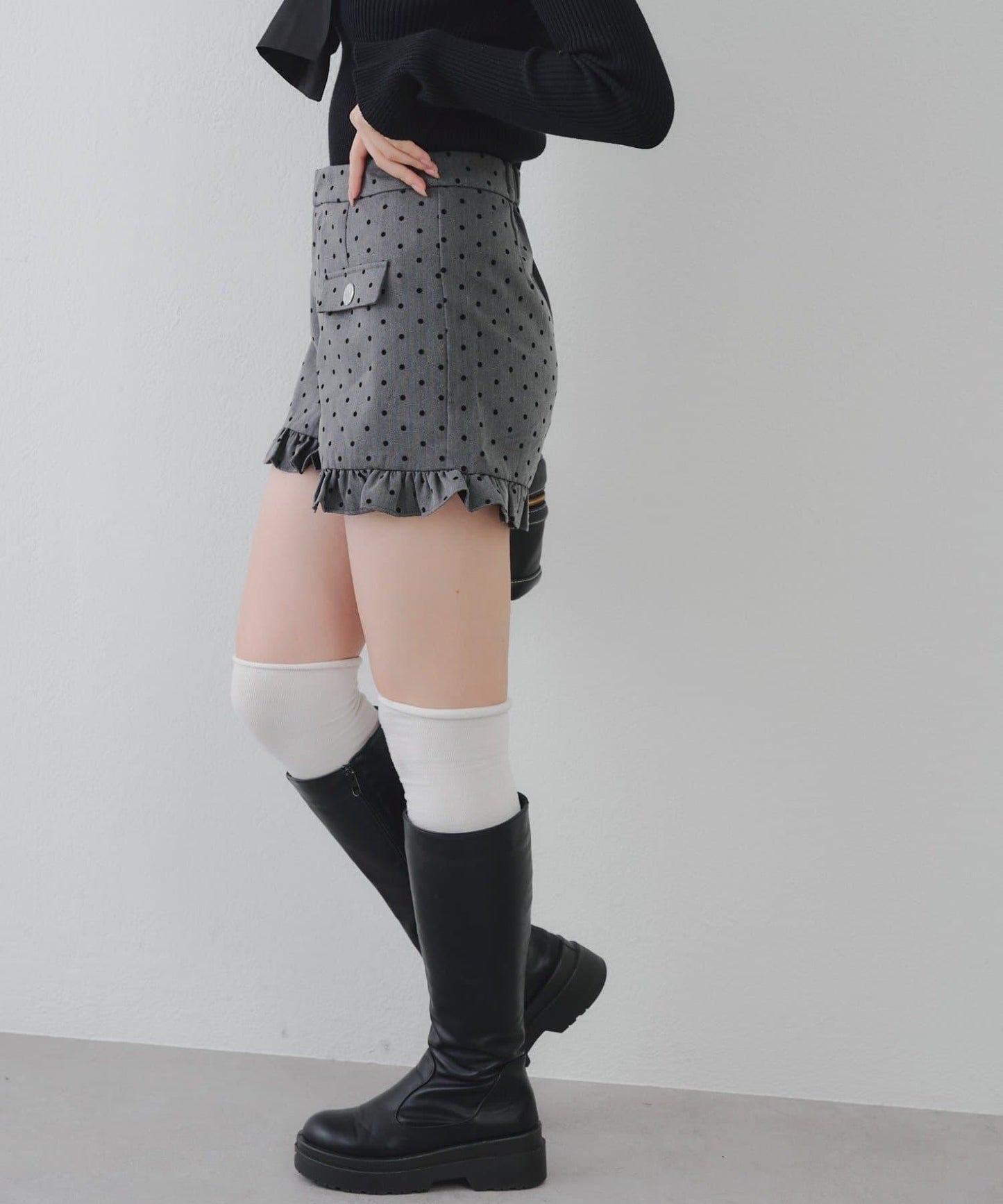 顯瘦無誤!荷葉邊短褲