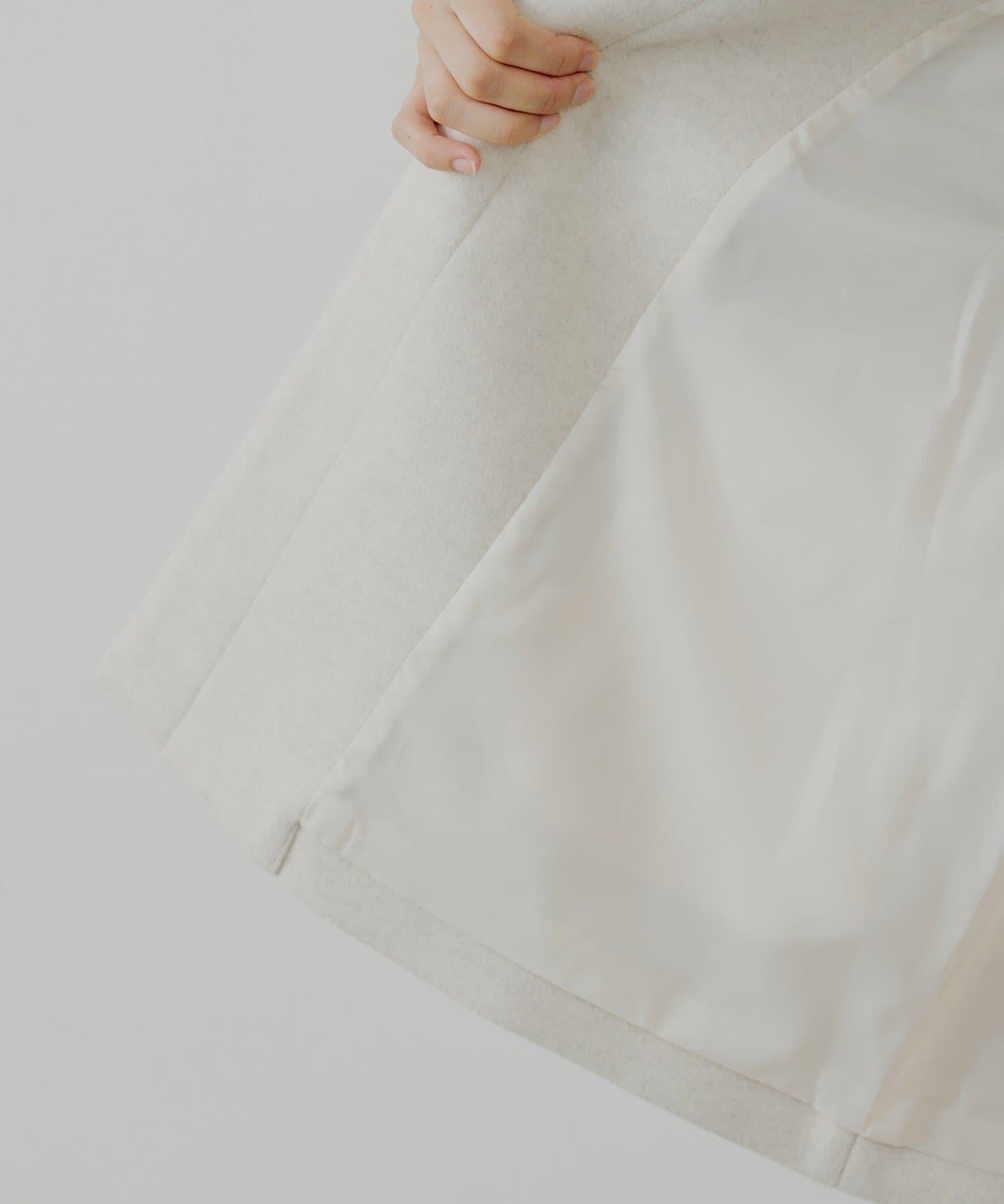 【贈品活動對象】毛絨領斗篷大衣