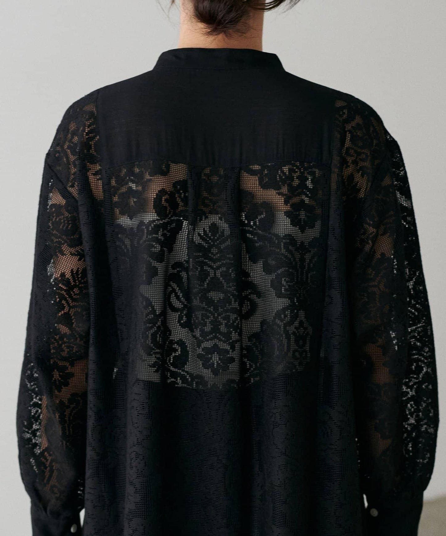 【LARUTA】拼接蕾絲連衣裙