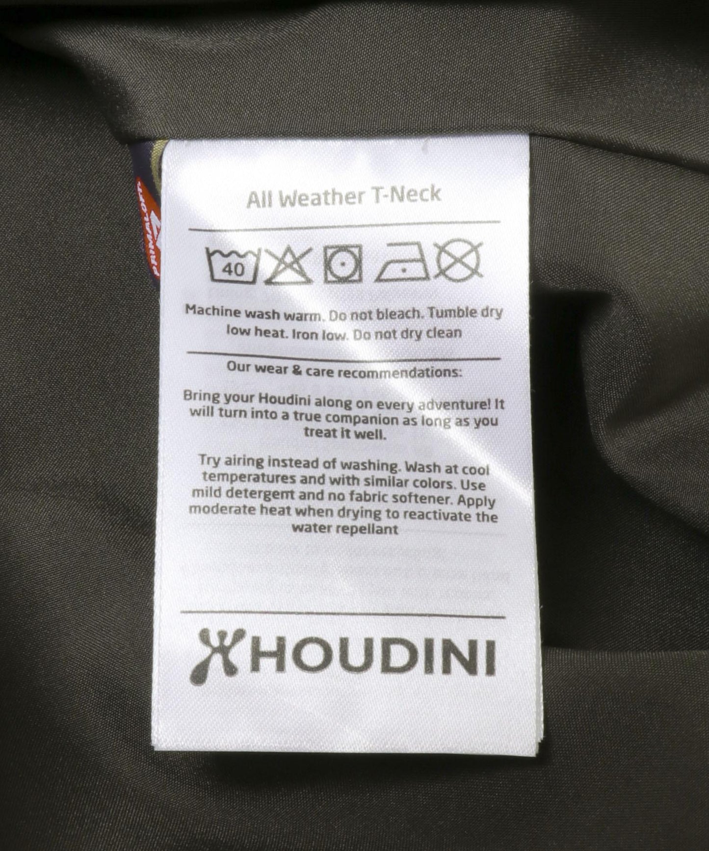 HOUDINI 全能防風高領衫