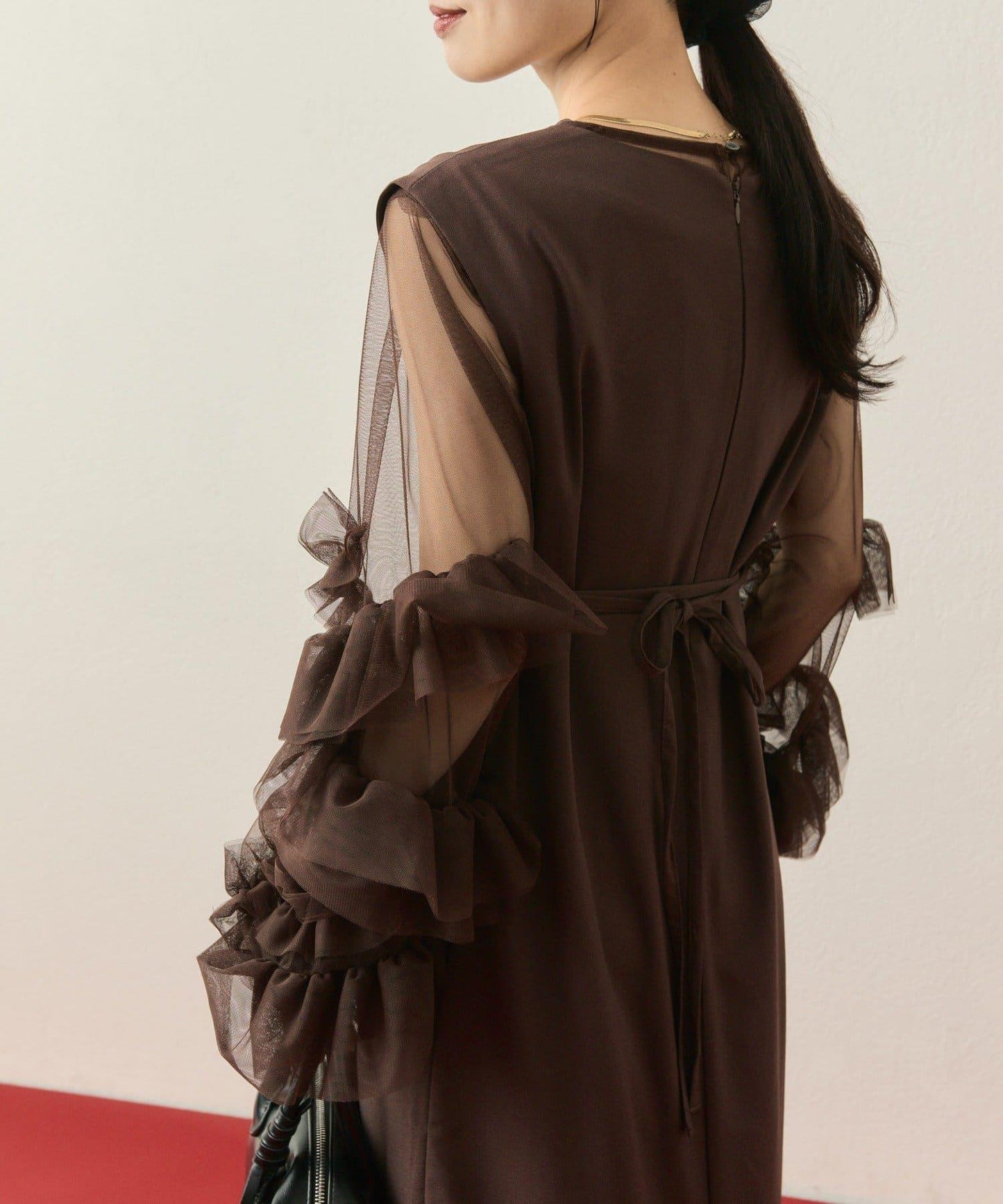 ≪10/20 12:00開始!≫【@____ri__125企劃】層疊荷葉邊連衣裙套裝