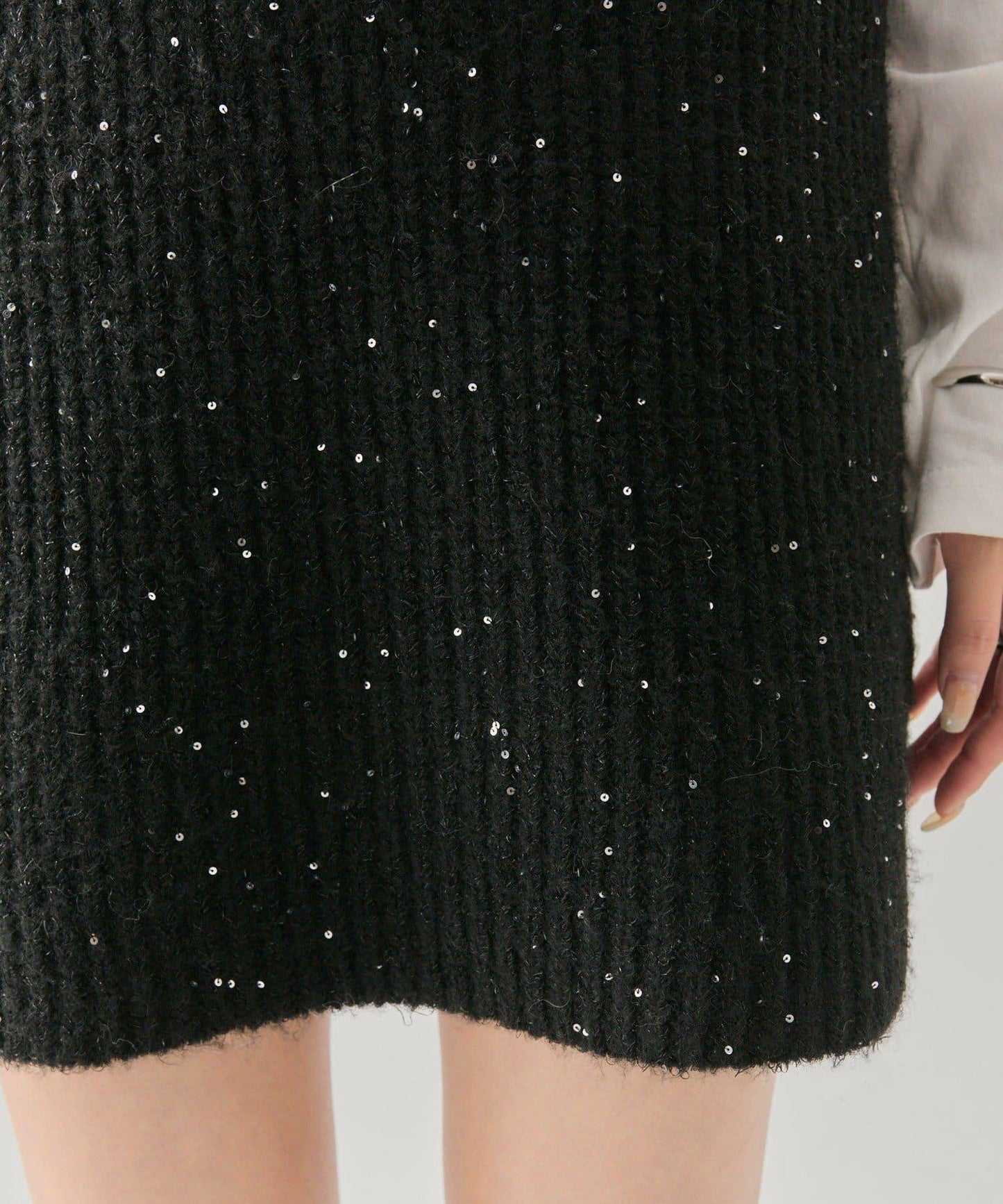 亮片針織半身裙