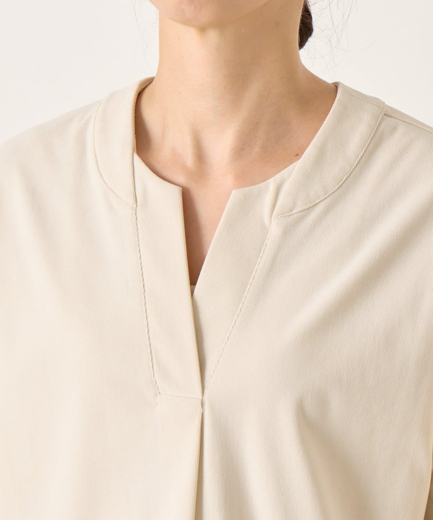 彈力磨毛高領襯衫