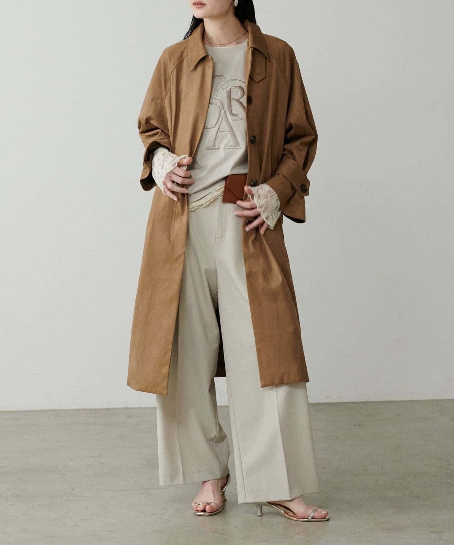 【LARUTA】加厚立體logo刺繡T恤