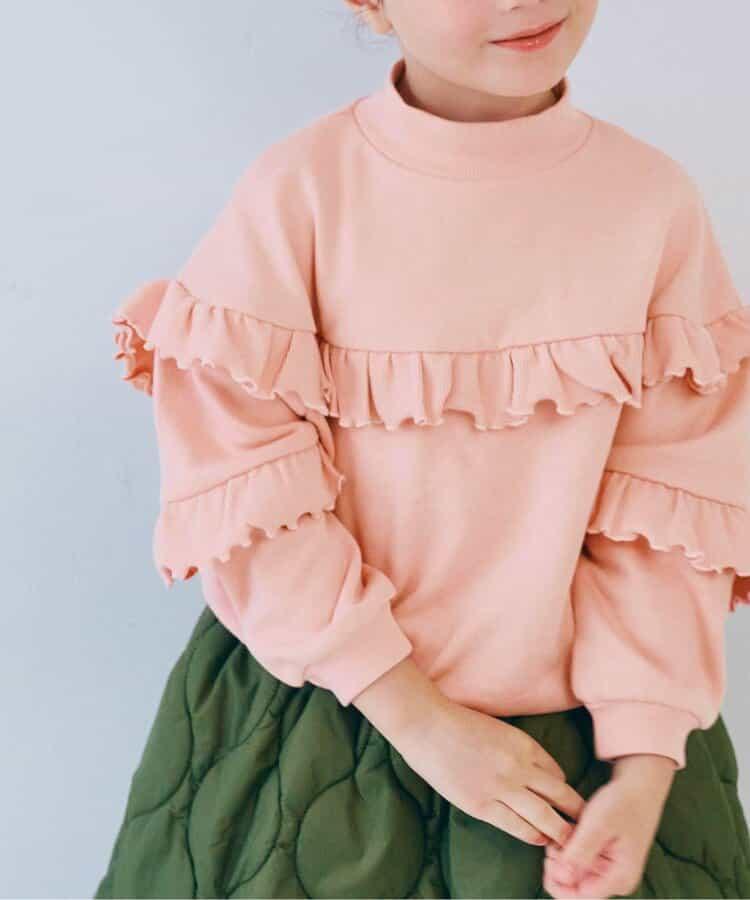 內加絨荷葉邊衛衣