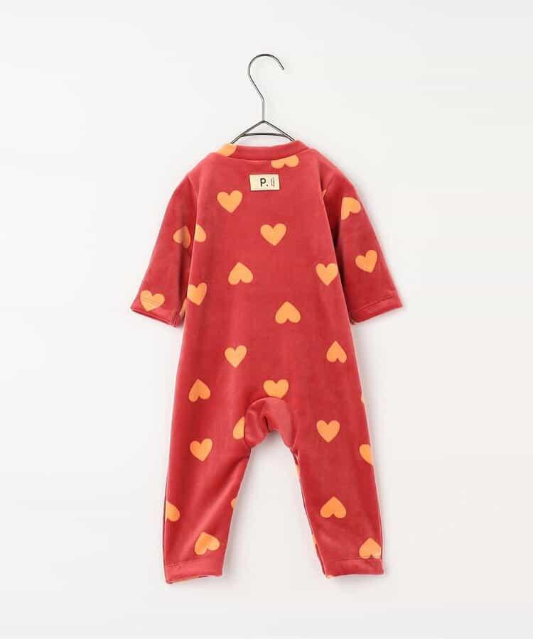 天鵝絨觸感柔軟絨毛保暖連體衣 Link