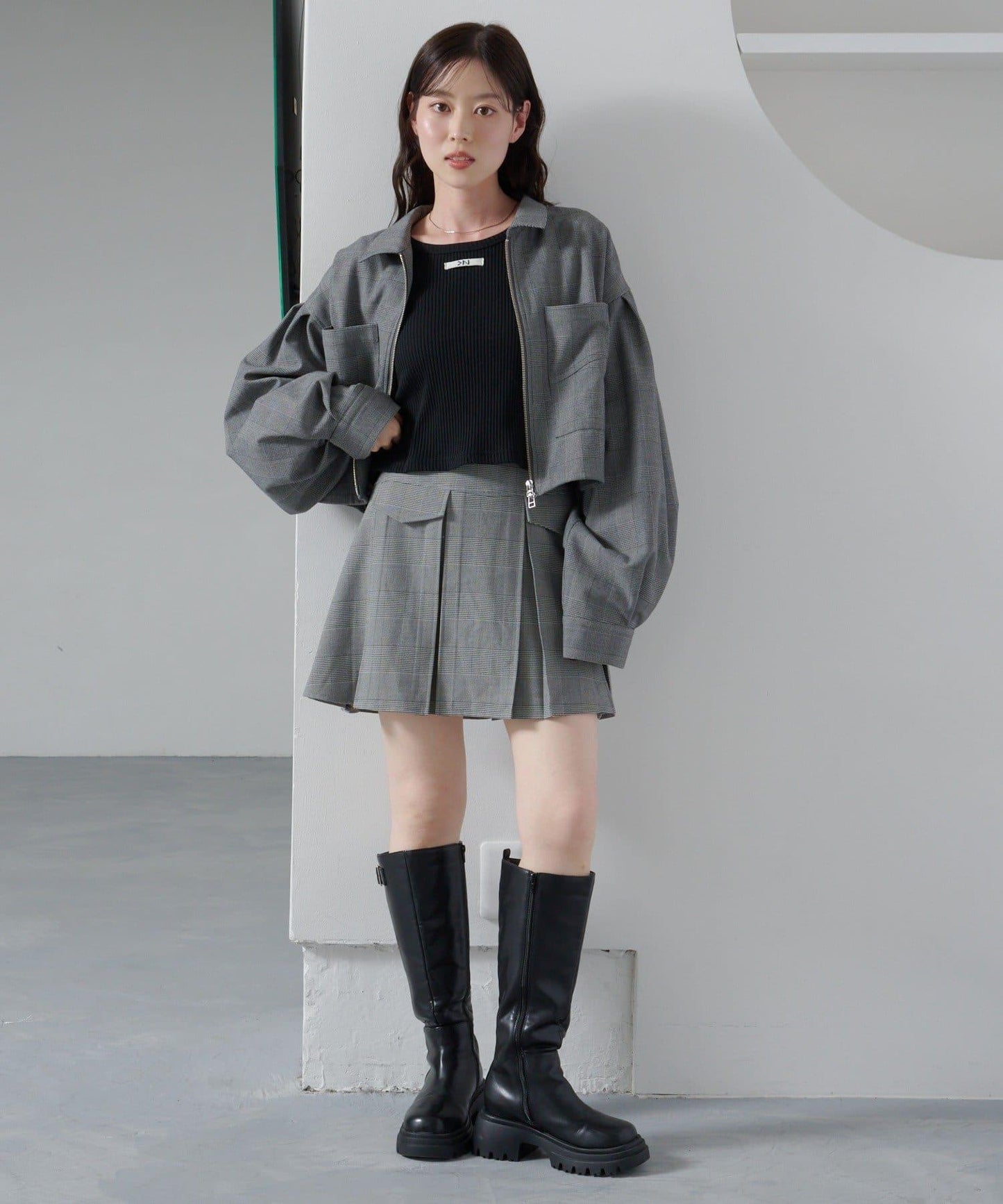 【/SETUP対応】百褶迷你裙