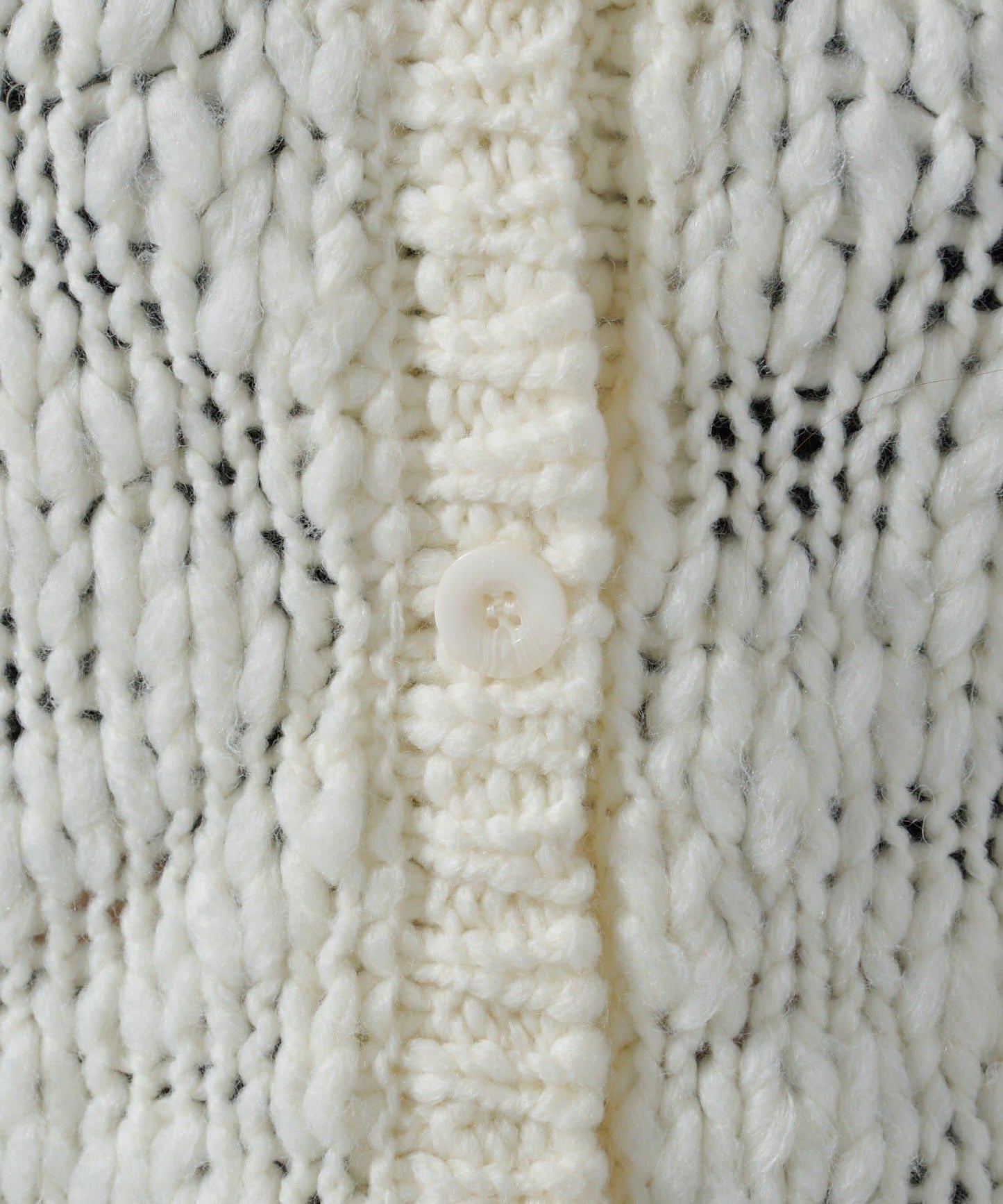 寬鬆粗線針織開衫