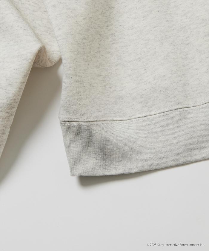 寬鬆版型 背部印花 圓領衛衣 / PlayStation 猴子捉捕