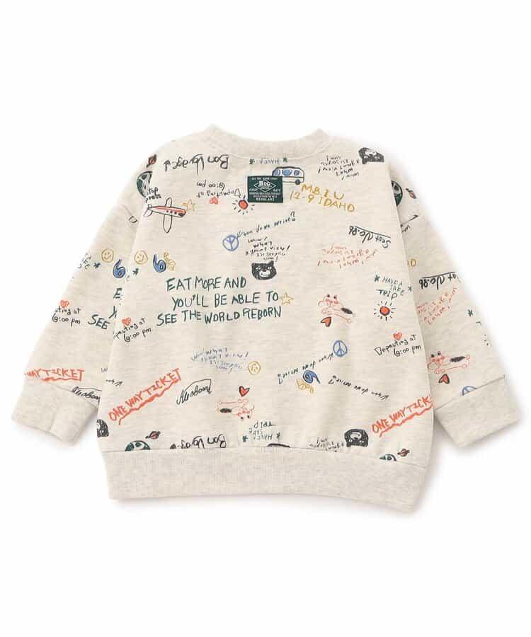 3色3款全印花衛衣