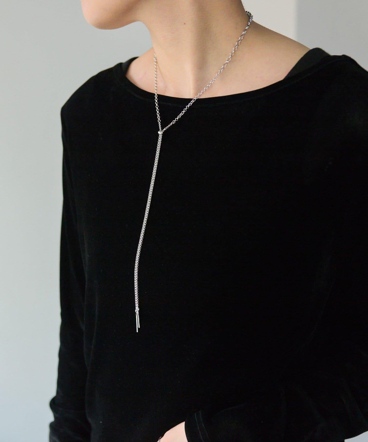 漸變色滑動項鍊