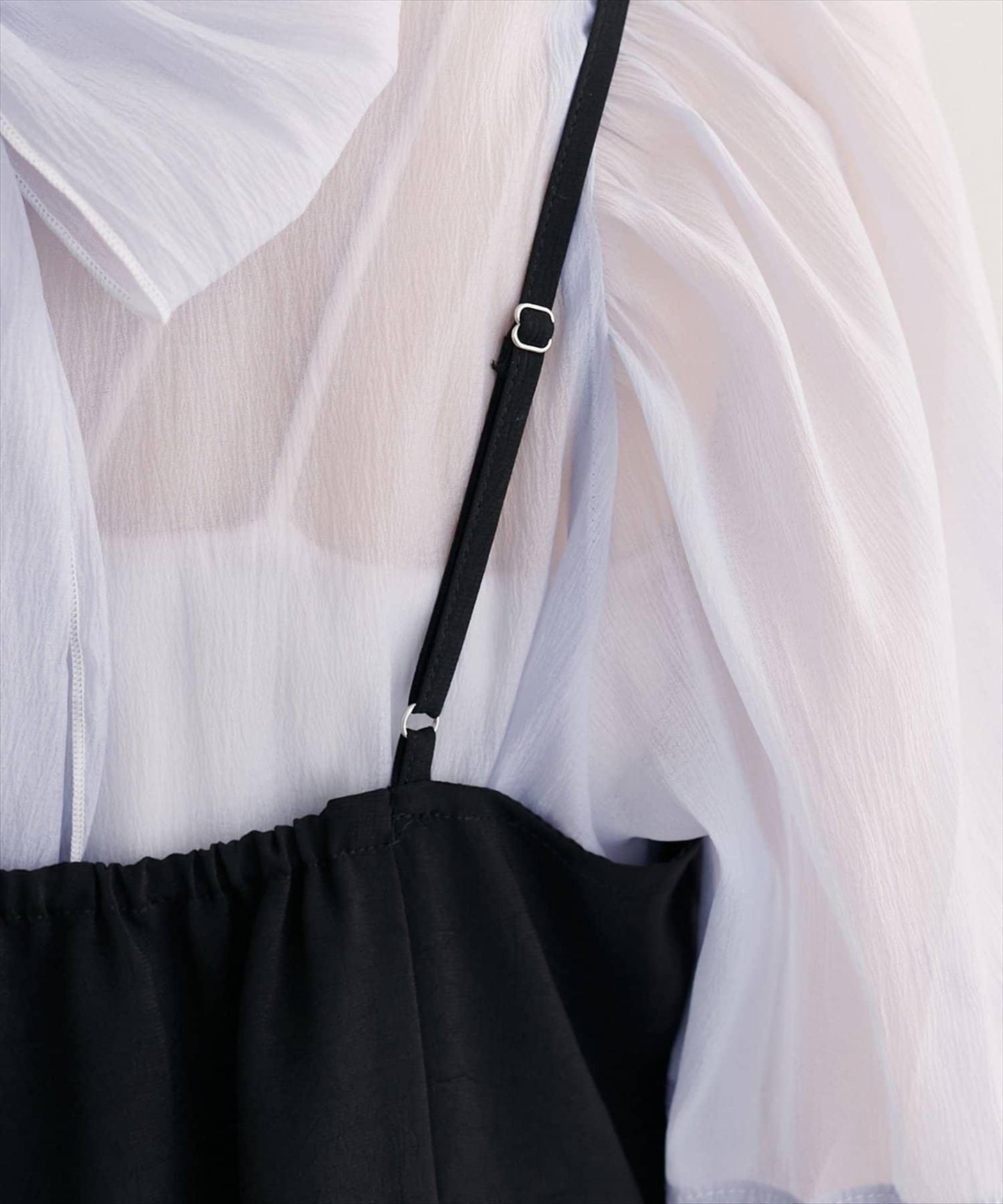 【natural couture】不對稱下襬吊帶連衣裙