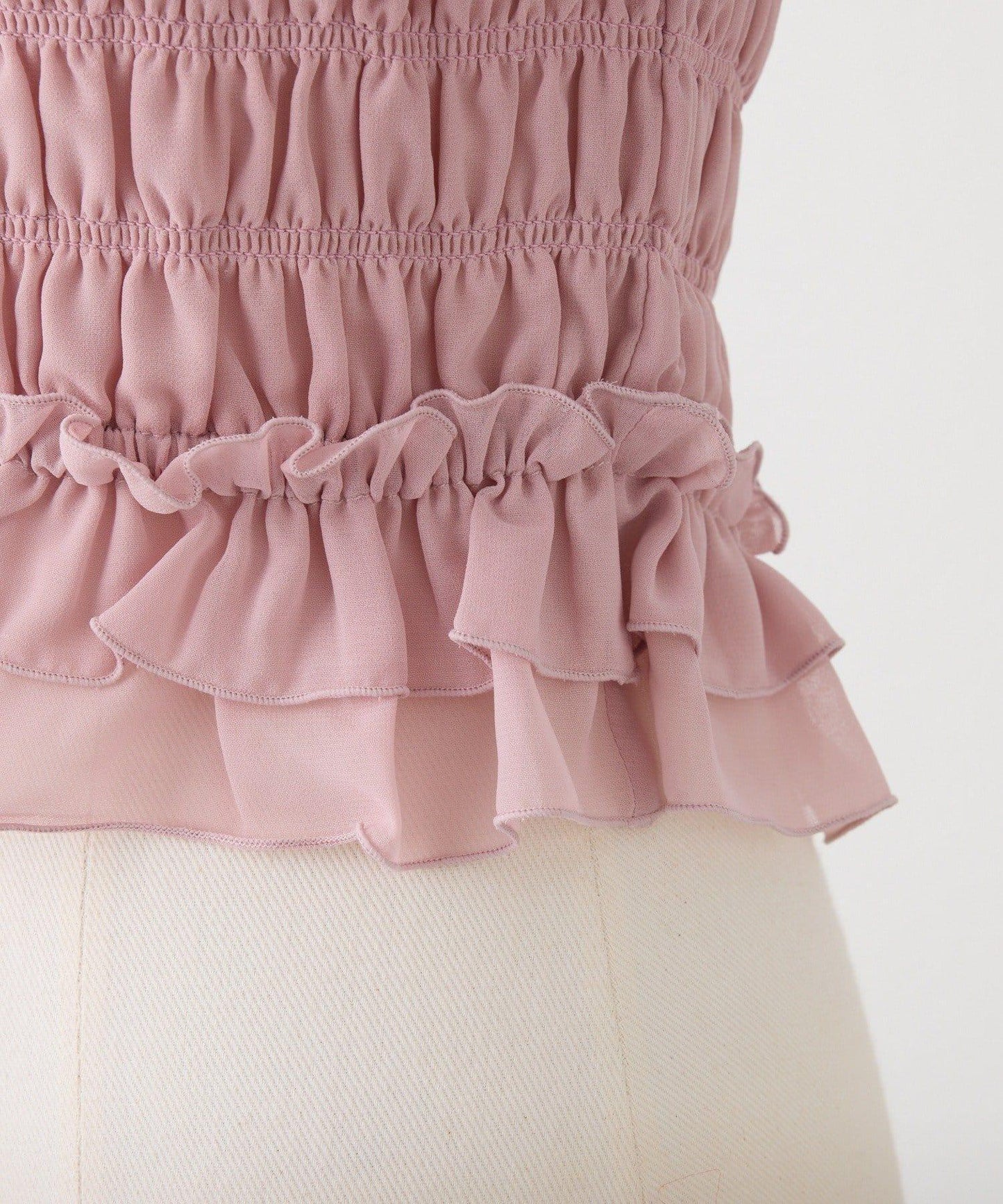 Seemi褶皺吊帶背心