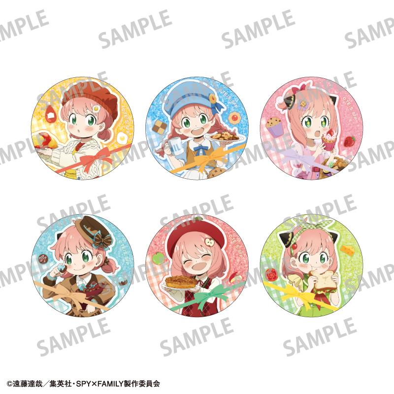 《間諜過家家》 亮片徽章盲盒/美食款 【BOX/6個裝】