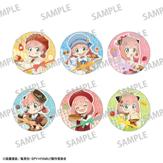 《間諜過家家》 亮片徽章盲盒/美食款 【BOX/6個裝】