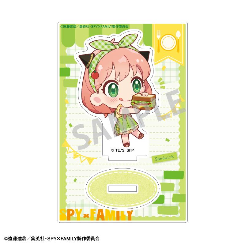 《間諜過家家》迷你亞克力立牌 三明治/食物 手繪款