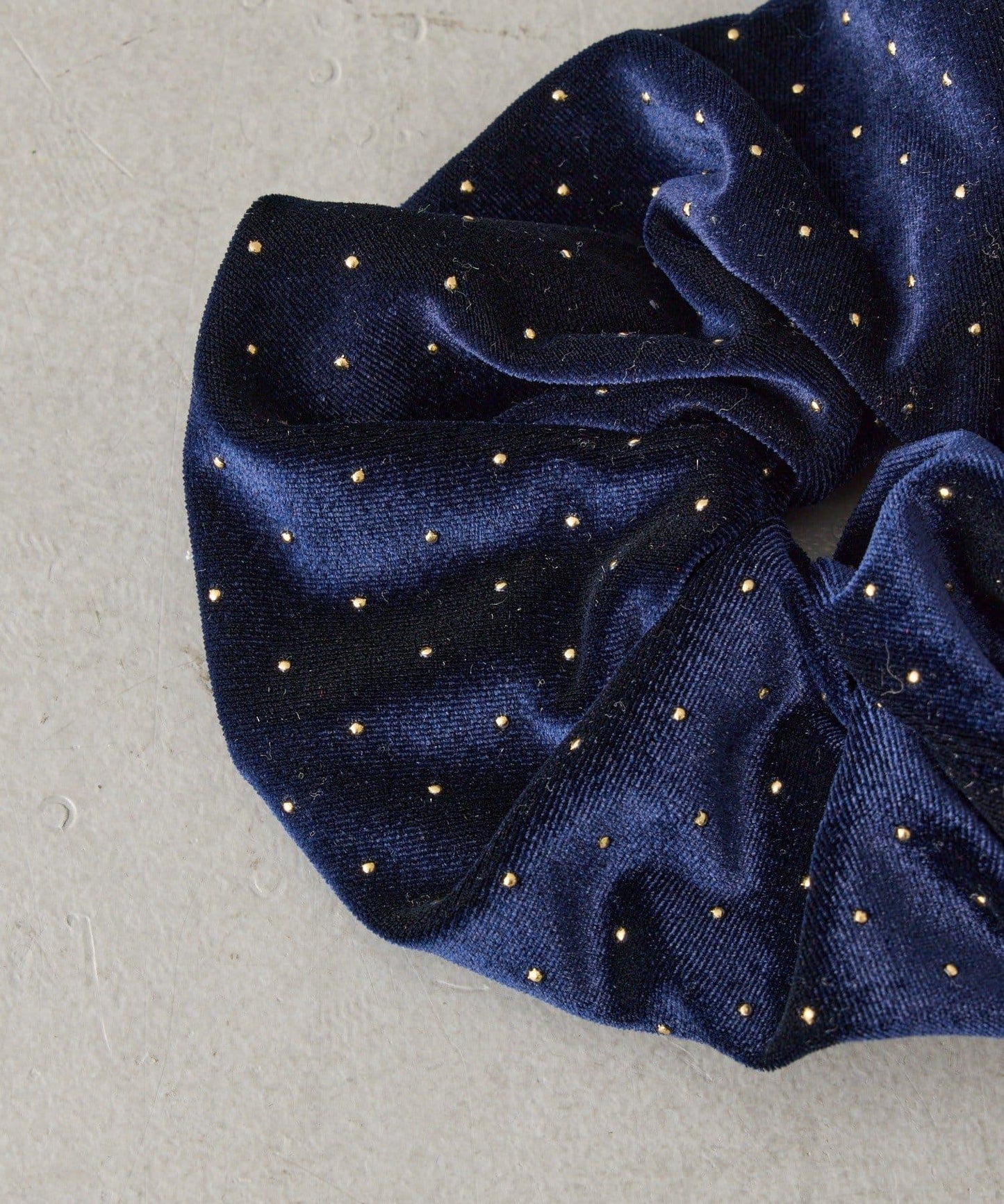 鑲釘天鵝絨髮圈