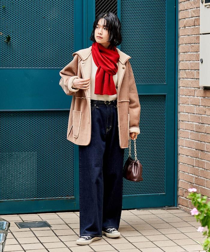 可雙面穿連帽燈芯絨羊羔絨夾克