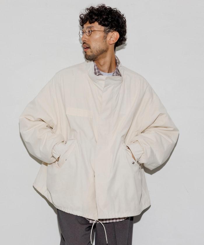 M65短款軍裝大衣 內膽套裝 米色 象牙白