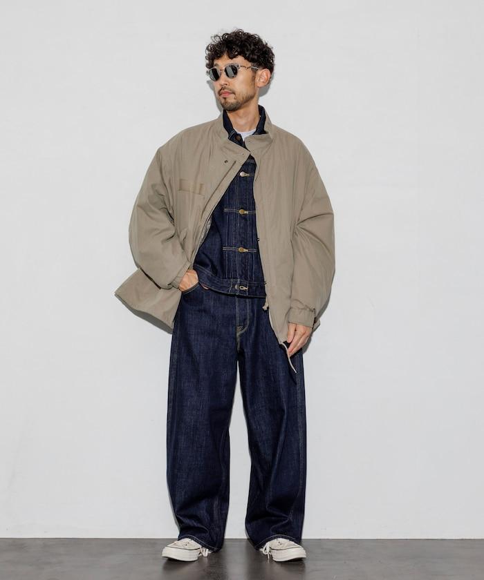 M65短款軍裝大衣 內膽套裝 米色 象牙白