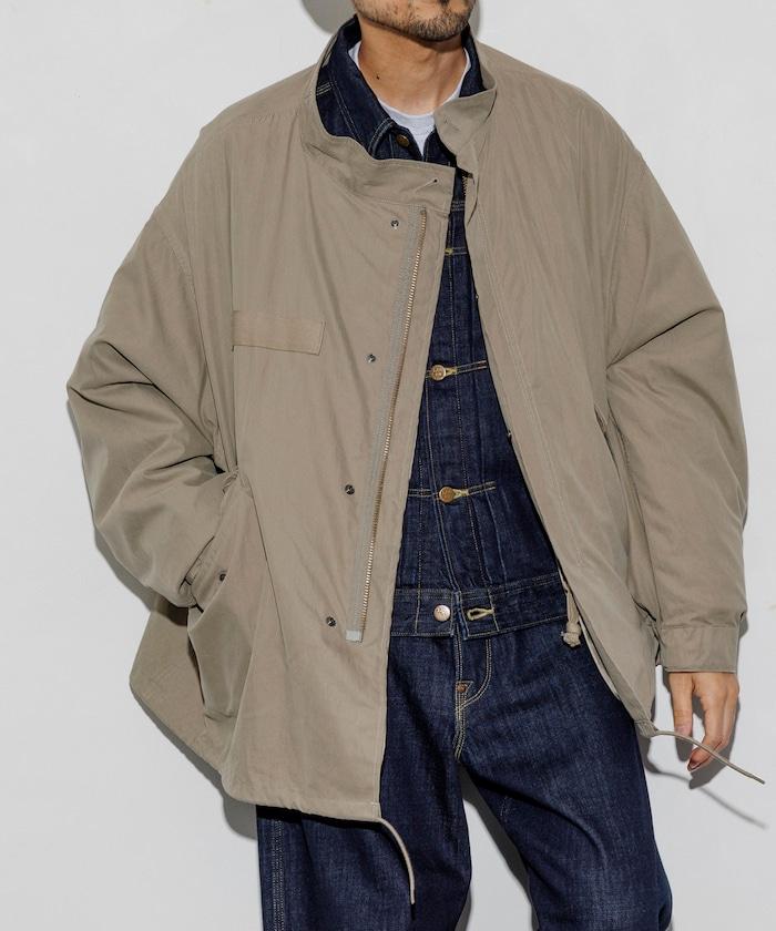 M65短款軍裝大衣 內膽套裝 米色 象牙白