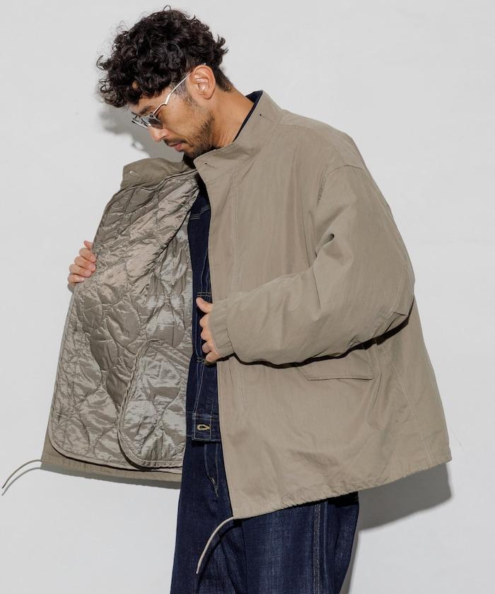 M65短款軍裝大衣 內膽套裝 米色 象牙白