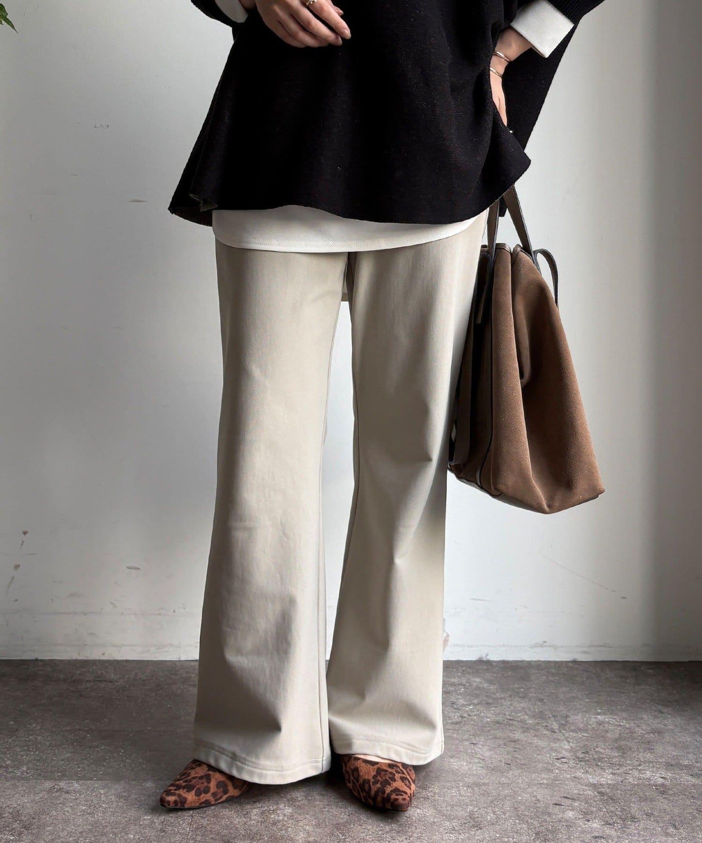 內加絨微喇休閒褲