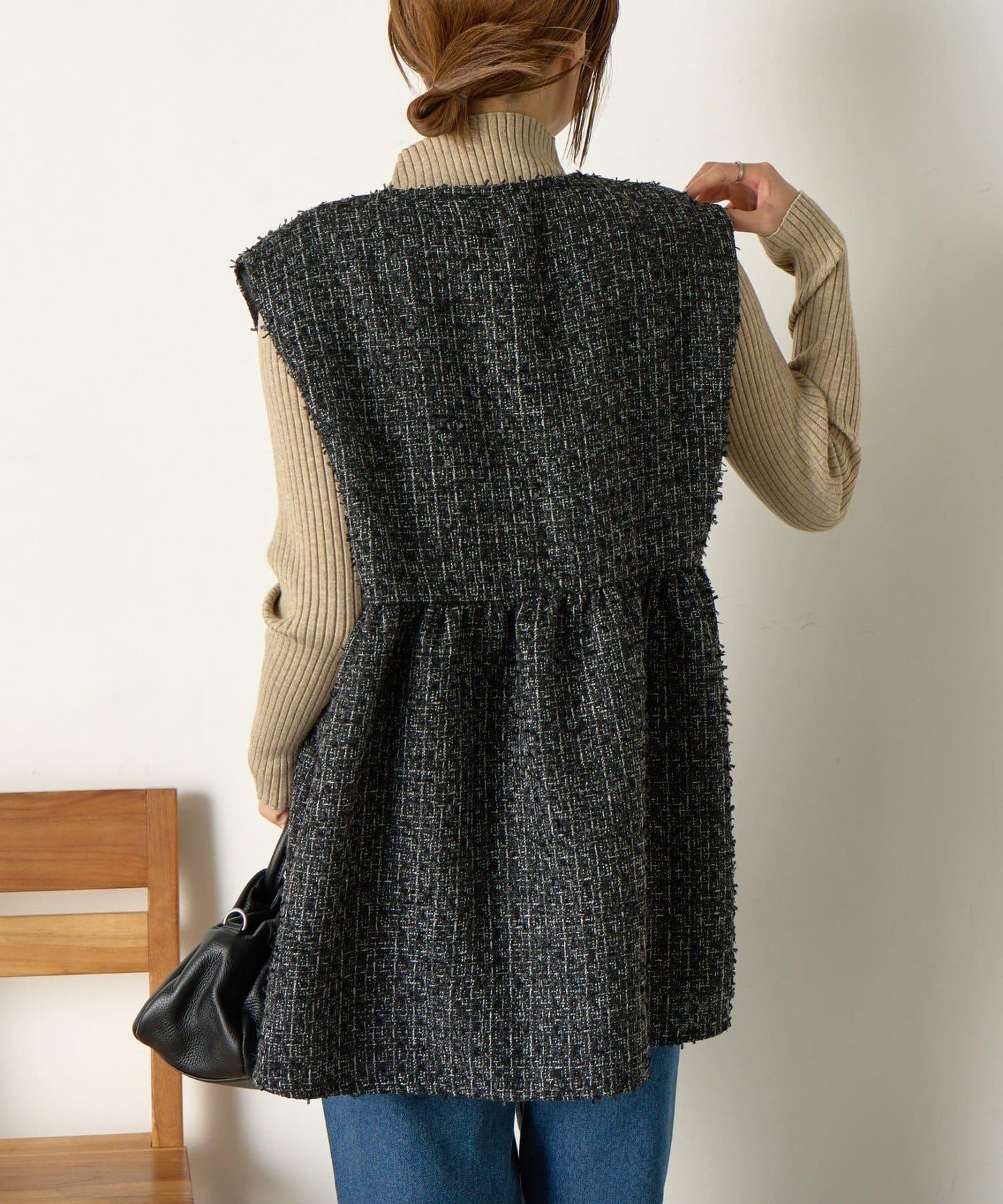 【さわゆい企畫】粗花呢荷葉邊馬甲