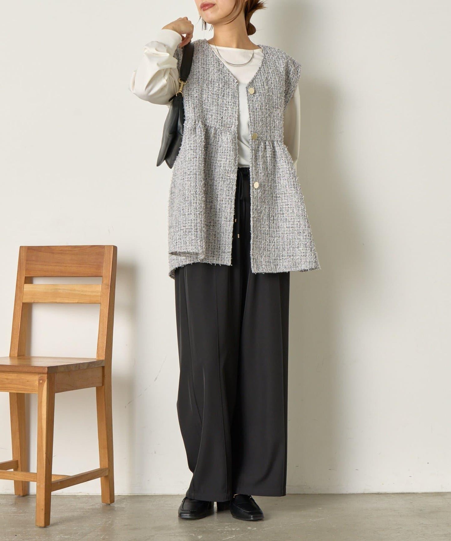 【さわゆい企畫】粗花呢荷葉邊馬甲