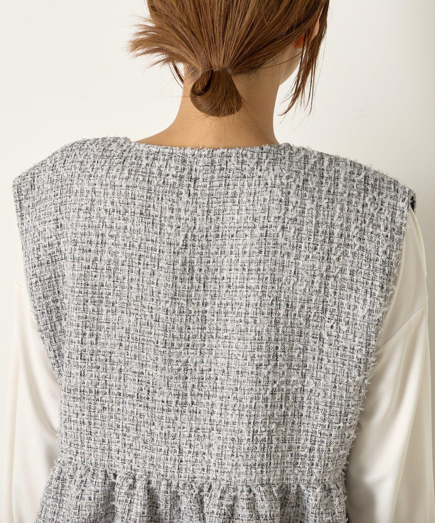 【さわゆい企畫】粗花呢荷葉邊馬甲