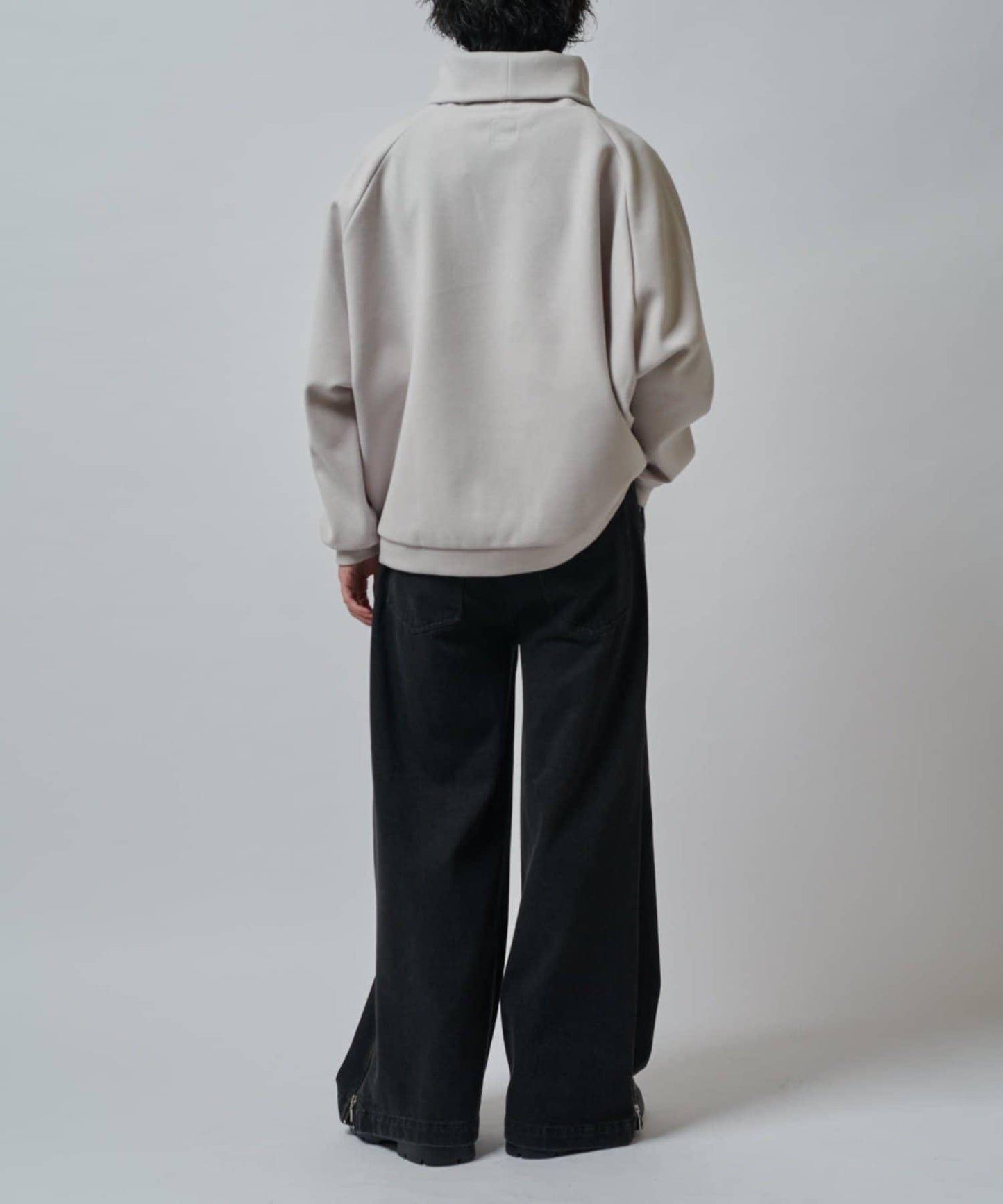 插肩袖高領針織衫