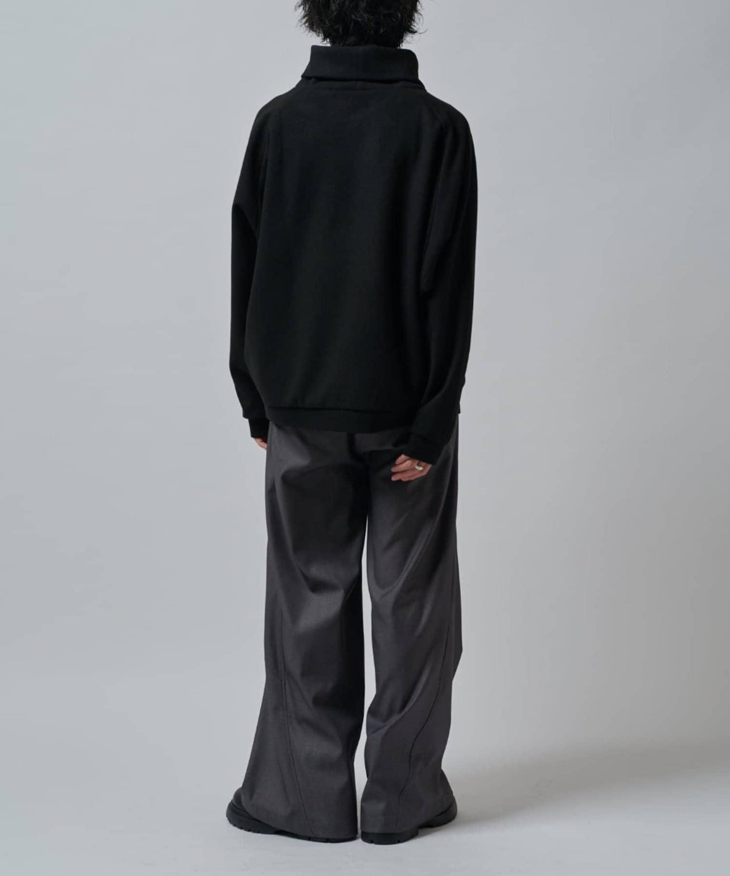 插肩袖高領針織衫