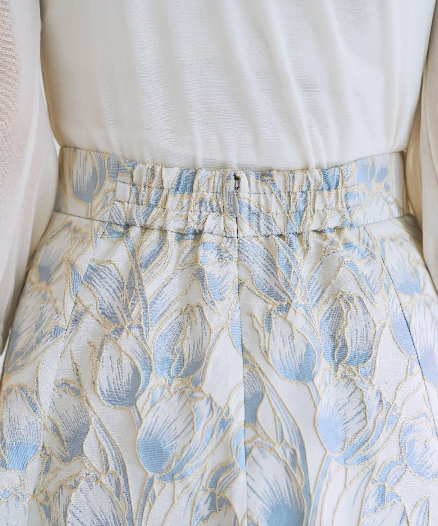 【BonBon Girls精選・最強吸睛半身裙】花卉提花半身裙